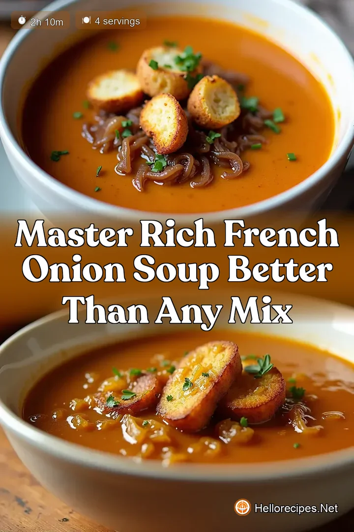 Master Rich French Onion Soup Better Than Any Mix