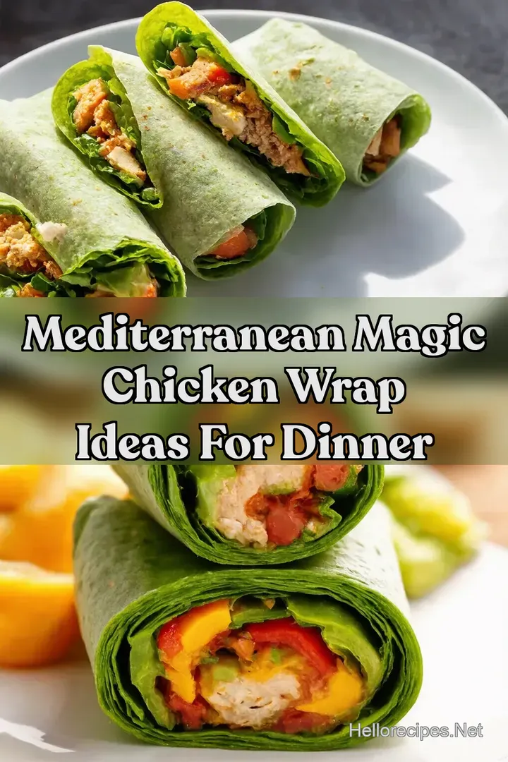 Mediterranean Magic Chicken Wrap Ideas for Dinner