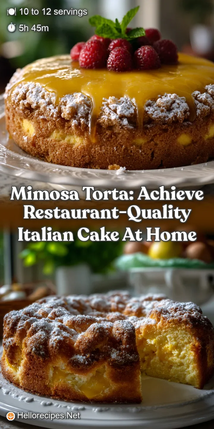 Mimosa Torta: Achieve Restaurant-Quality Italian Cake at Home
