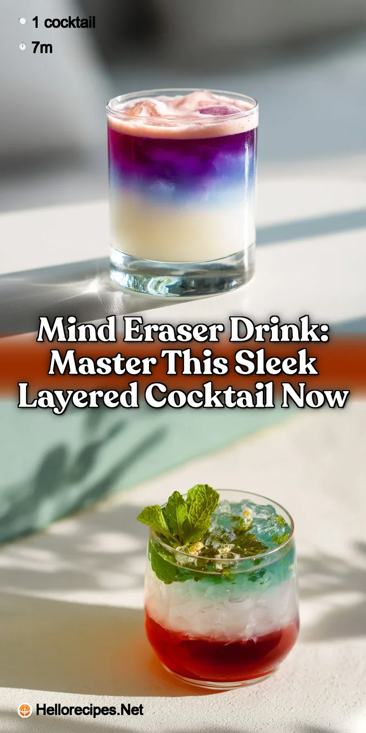 Mind Eraser Drink: Master This Sleek Layered Cocktail Now