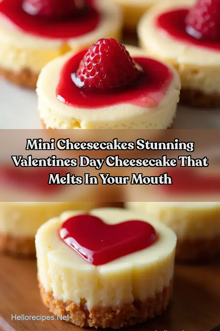 Mini Cheesecakes Stunning Valentines Day Cheesecake That Melts In Your Mouth