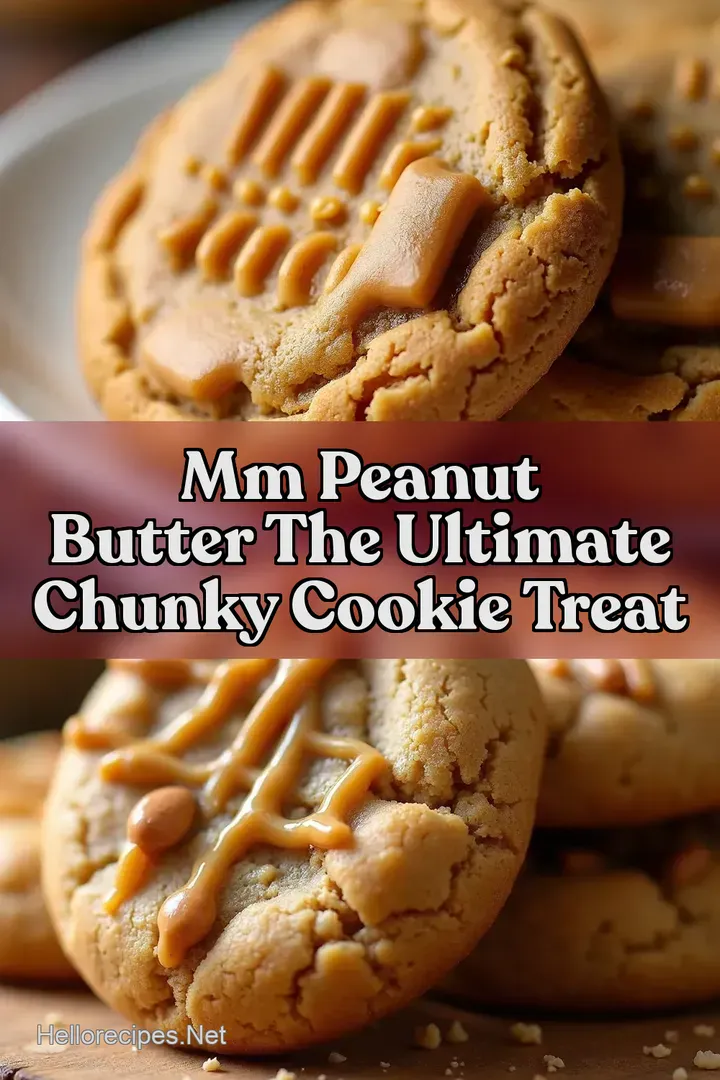 MM Peanut Butter The Ultimate Chunky Cookie Treat