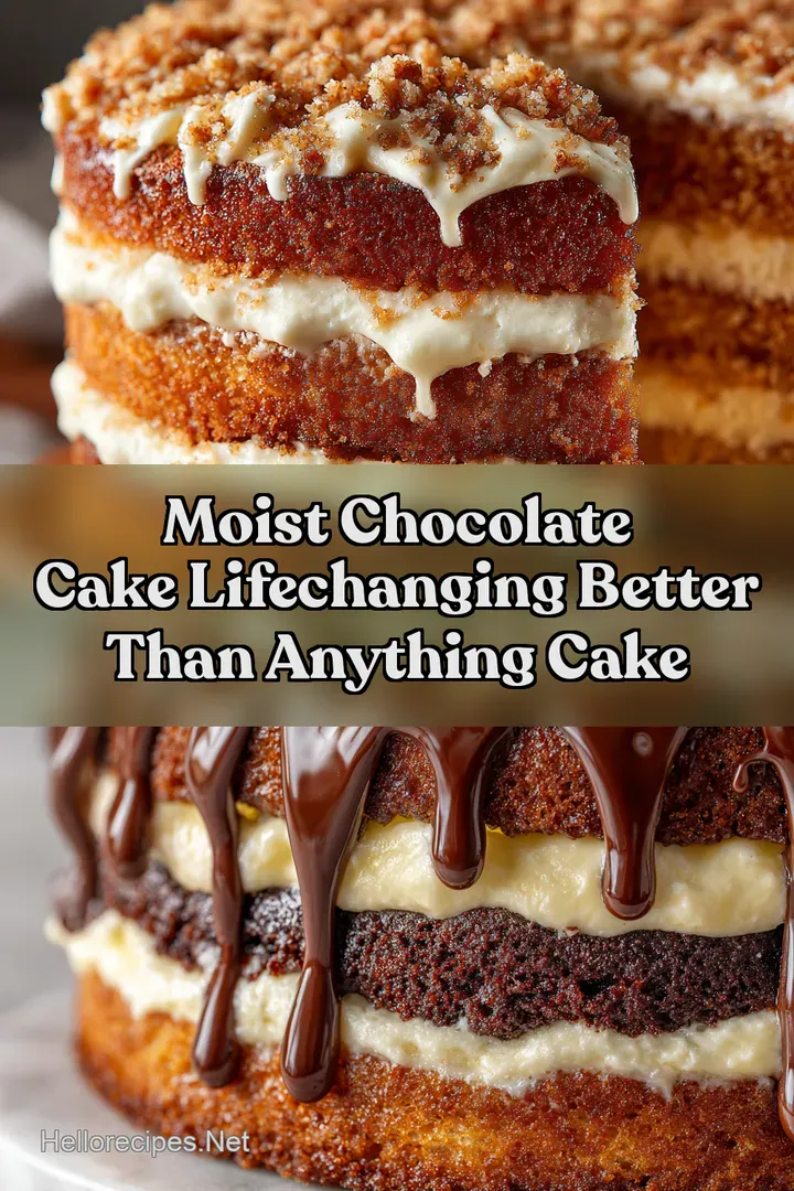 Moist Chocolate Cake LifeChanging Better Than Anything Cake
