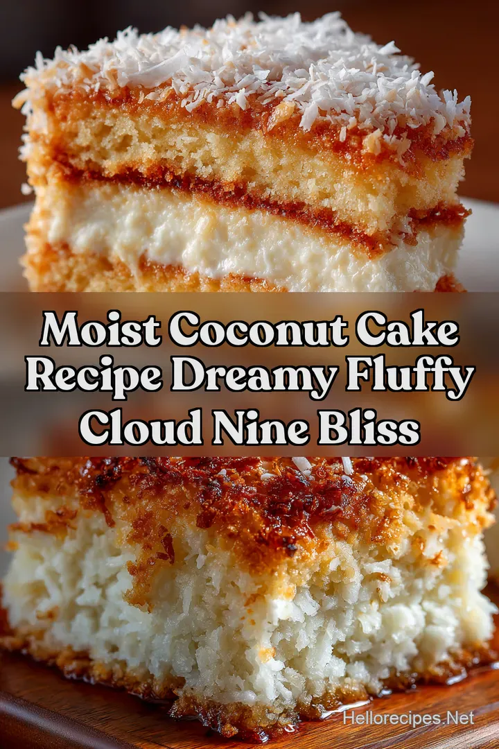 Moist Coconut Cake Recipe Dreamy Fluffy Cloud Nine Bliss