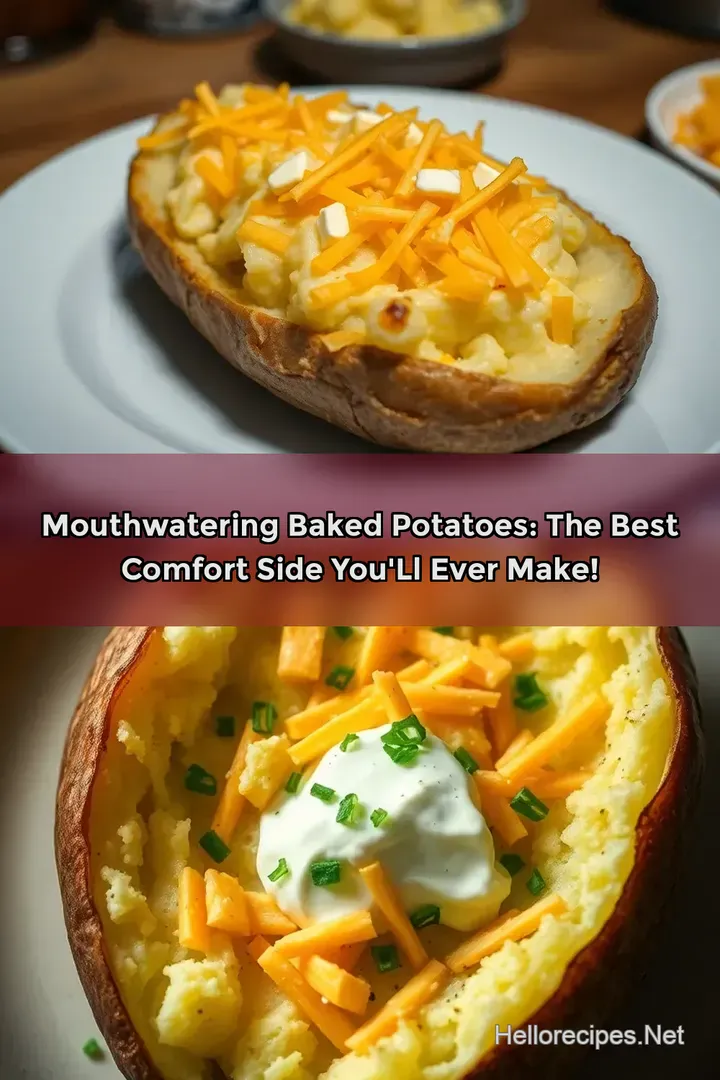 Mouthwatering Baked Potatoes: The Best Comfort Side You ll Ever Make!