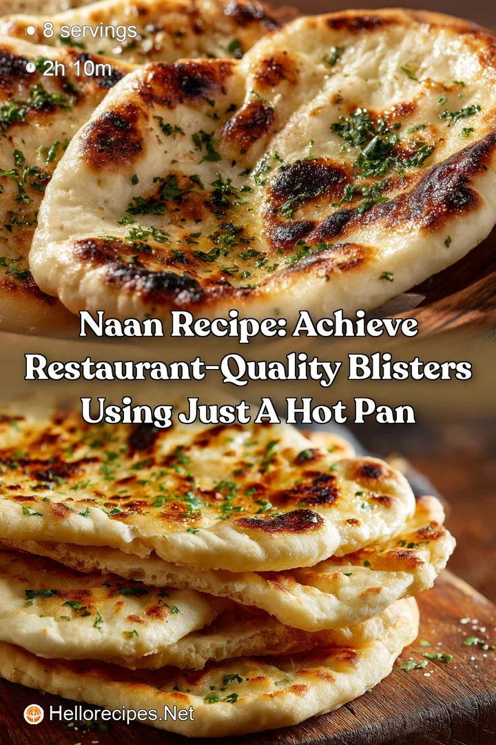 Naan Recipe: Achieve Restaurant-Quality Blisters Using Just a Hot Pan