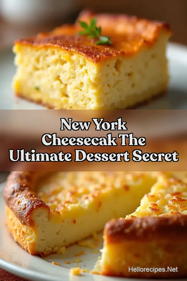 New York cheesecak The Ultimate Dessert Secret