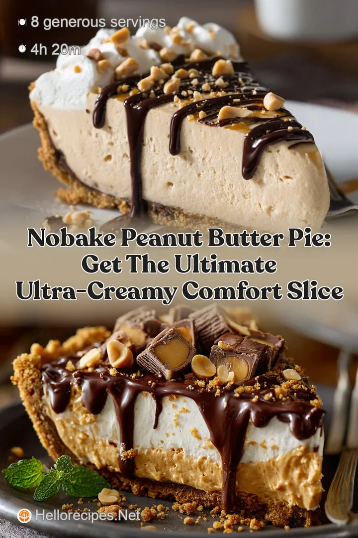 NoBake Peanut Butter Pie: Get the Ultimate Ultra-Creamy Comfort Slice