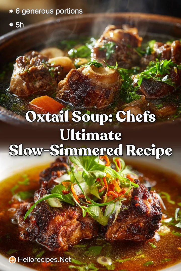 Oxtail Soup: Chefs Ultimate Slow-Simmered Recipe