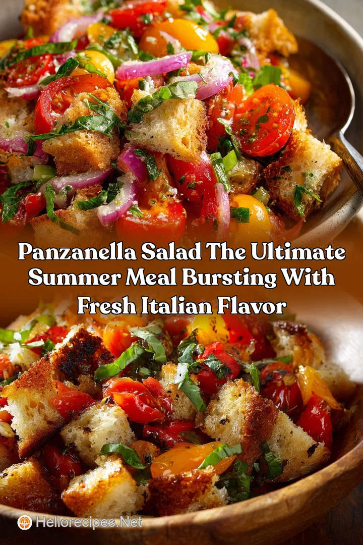 Panzanella Salad The ultimate summer meal bursting with fresh Italian flavor
