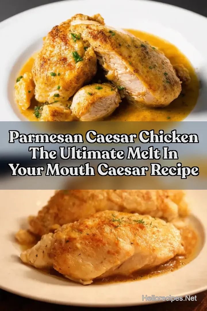 Parmesan Caesar Chicken The Ultimate Melt In Your Mouth Caesar Recipe