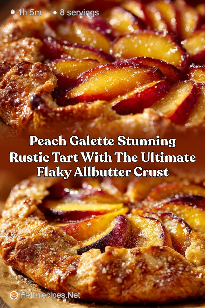 Peach Galette Stunning Rustic Tart with the Ultimate Flaky AllButter Crust