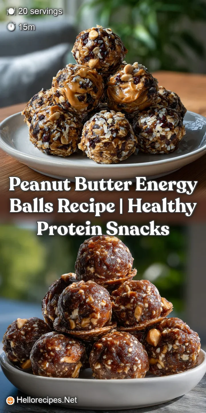 Peanut Butter Energy Balls Recipe | Healthy Protein Snacks