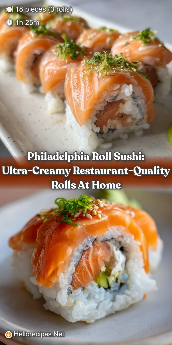 Philadelphia Roll Sushi: Ultra-Creamy Restaurant-Quality Rolls at Home