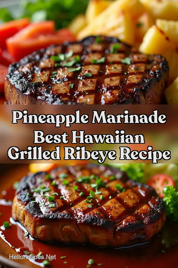 Pineapple Marinade Best Hawaiian Grilled Ribeye Recipe