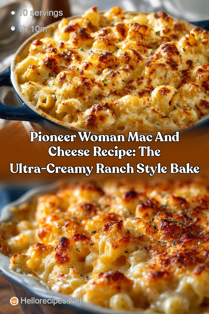 Pioneer Woman Mac and Cheese Recipe: The Ultra-Creamy Ranch Style Bake