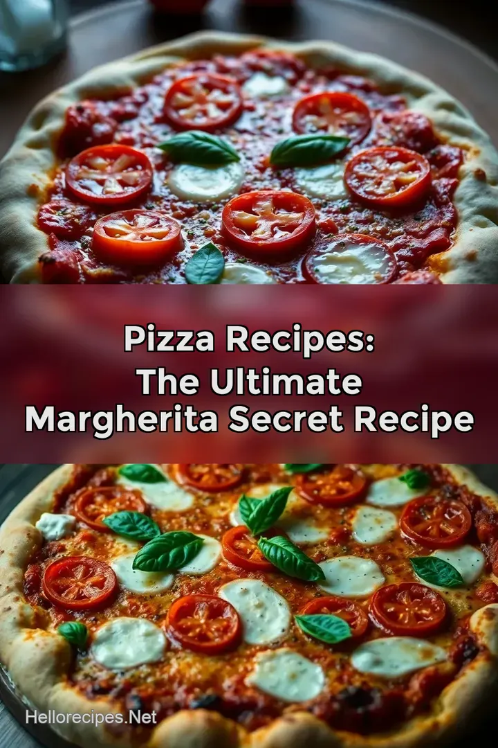 Pizza Recipes: The Ultimate Margherita Secret Recipe