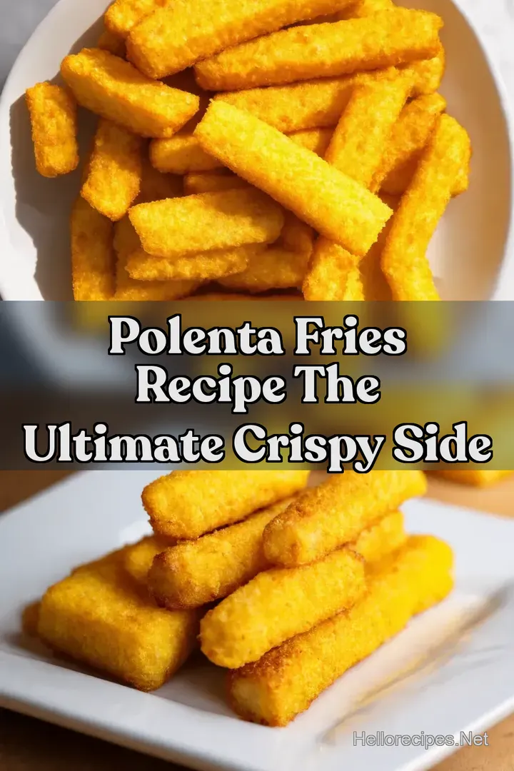 Polenta Fries Recipe The Ultimate Crispy Side : PIN FOR LATER Polenta Fries Recipe The Ultimate Crispy Side