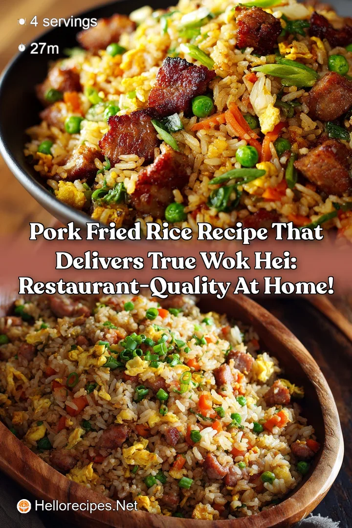 Pork Fried Rice recipe that delivers true wok hei: Restaurant-quality at home!