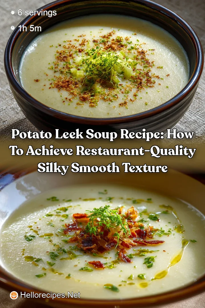 Potato Leek Soup Recipe: How to Achieve Restaurant-Quality Silky Smooth Texture