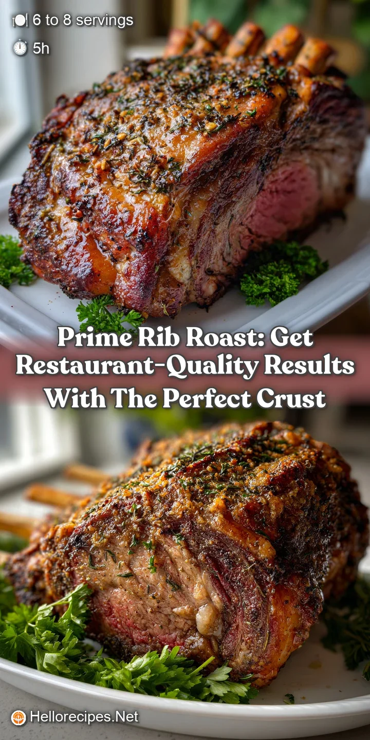 Prime Rib Roast: Get Restaurant-Quality Results with the Perfect Crust