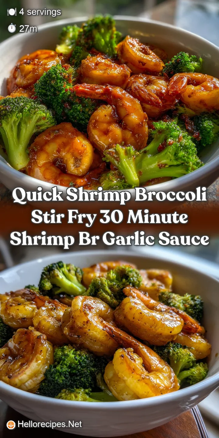 Quick Shrimp Broccoli Stir Fry 30 Minute Shrimp Br Garlic Sauce