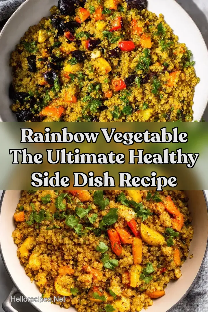 Rainbow Vegetable The Ultimate Healthy Side Dish Recipe