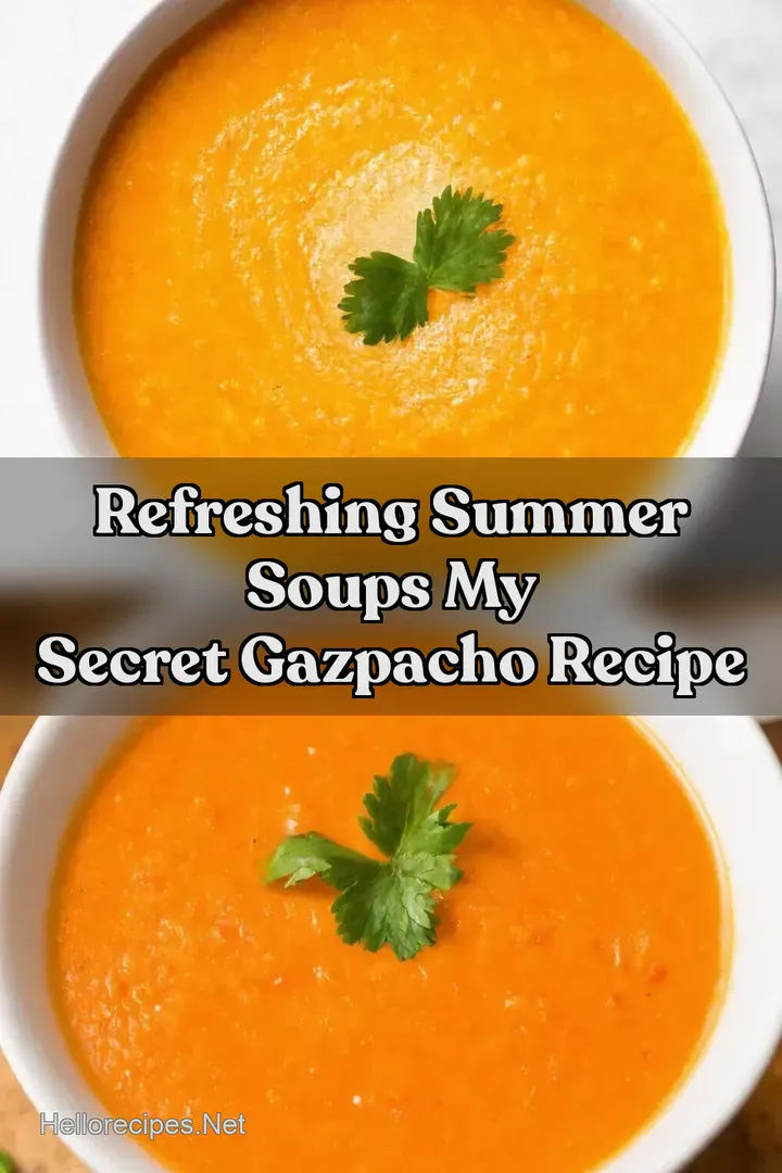 Refreshing Summer Soups My Secret Gazpacho Recipe : PIN FOR LATER Refreshing Summer Soups My Secret Gazpacho Recipe