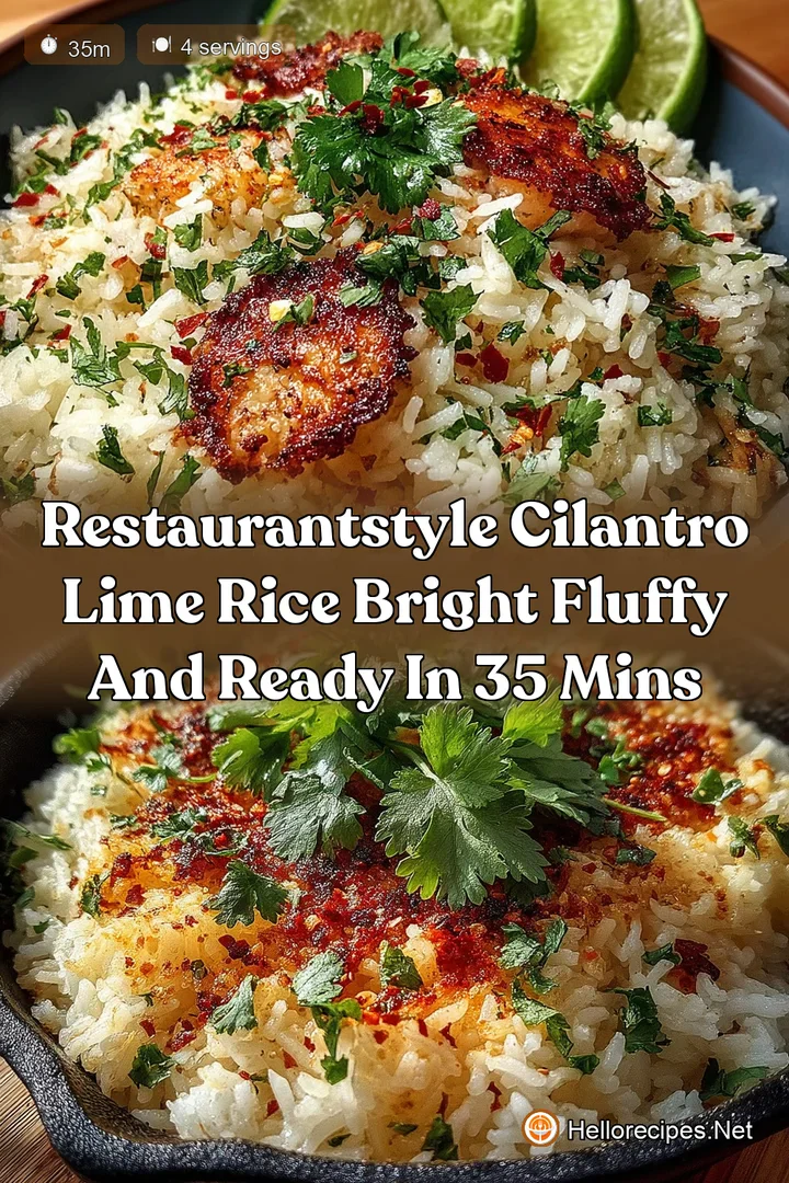 RestaurantStyle Cilantro Lime Rice Bright Fluffy and Ready in 35 Mins
