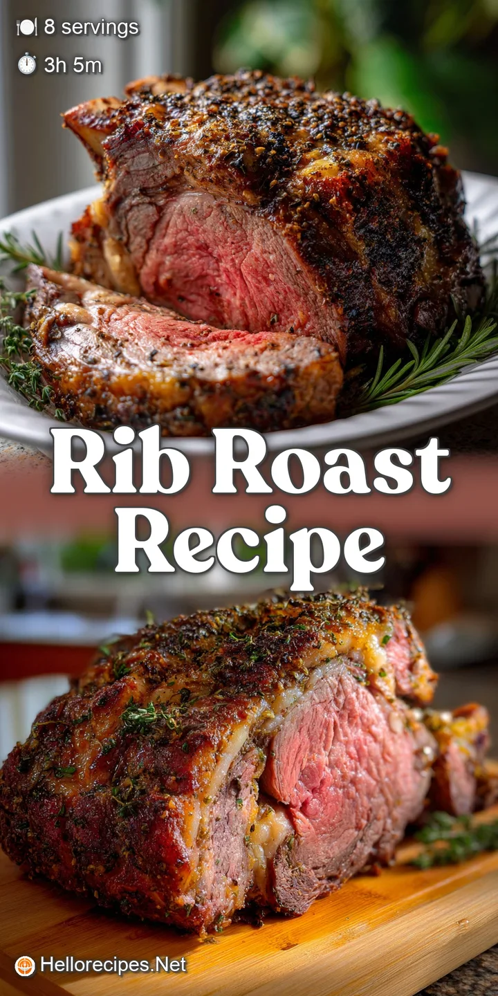 Rib Roast: Perfectly Seared Herb-Crusted Prime Rib Recipe - Hello Recipes