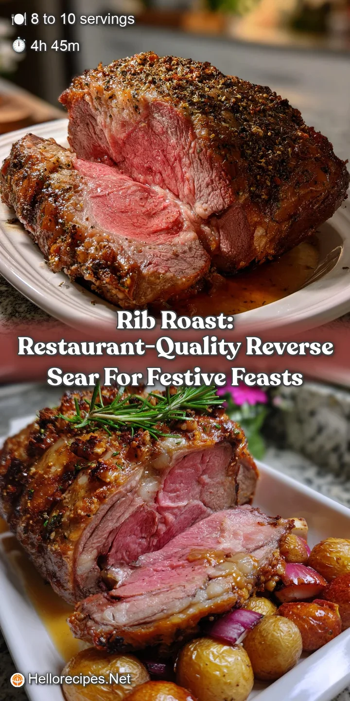 Rib Roast: Restaurant-Quality Reverse Sear for Festive Feasts