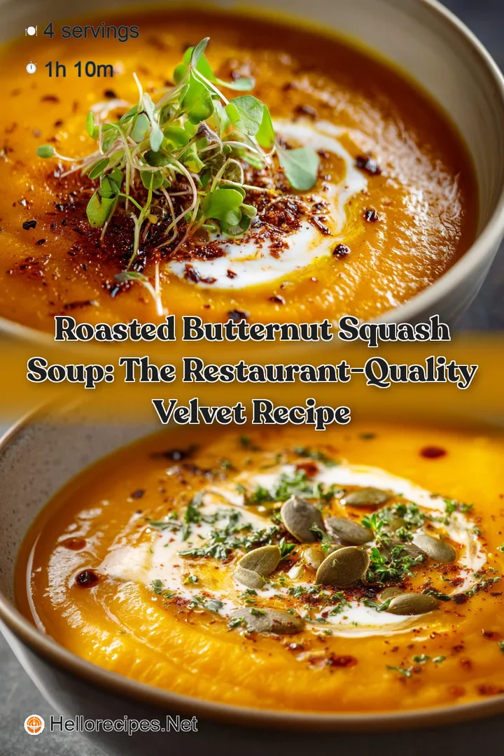 Roasted Butternut Squash Soup: The Restaurant-Quality Velvet Recipe