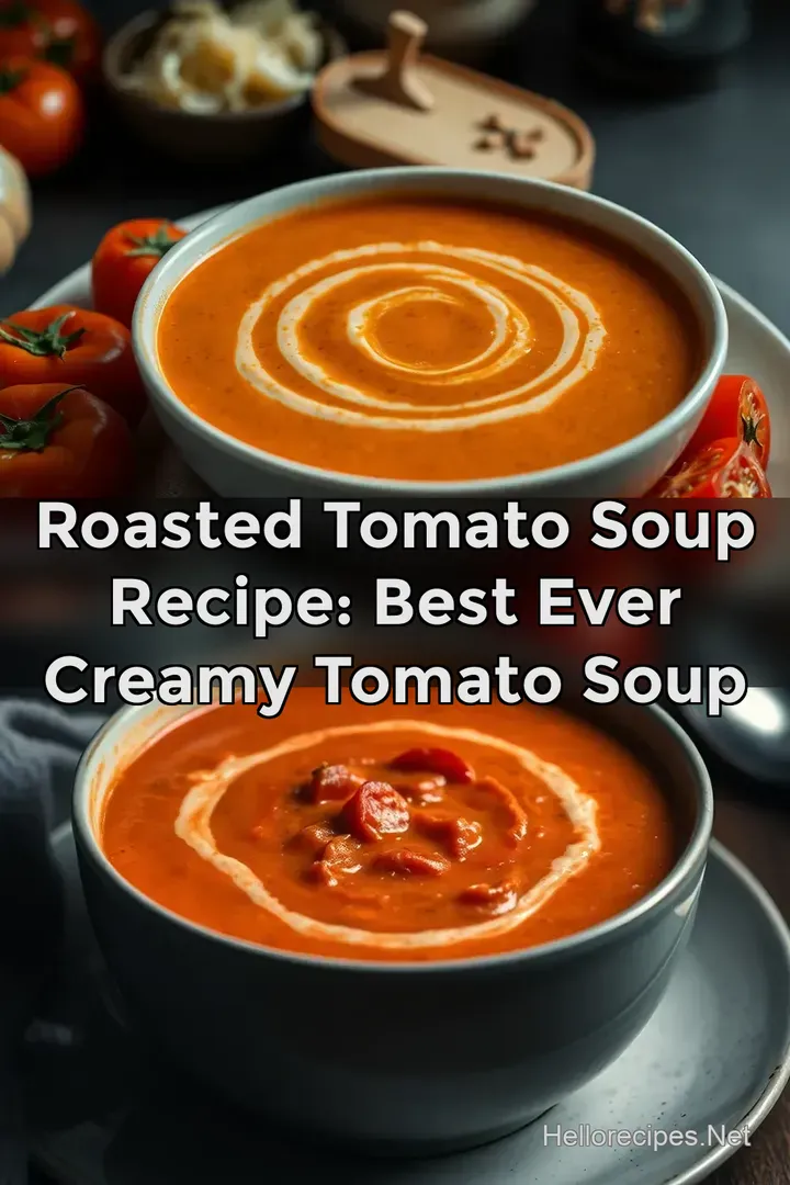 Roasted Tomato Soup Recipe: Best Ever Creamy Tomato Soup