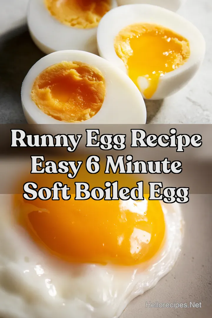 Runny Egg Recipe Easy 6 Minute Soft Boiled Egg