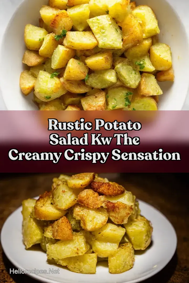 Rustic Potato Salad kw The Creamy Crispy Sensation
