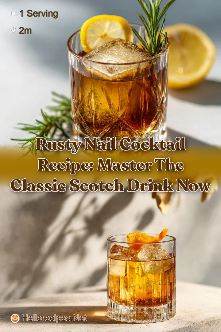 Rusty Nail Cocktail Recipe: Master the Classic Scotch Drink Now