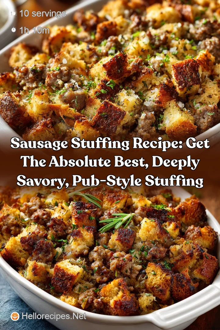 Sausage Stuffing Recipe: Get the Absolute Best Deeply Savory Pub-Style Stuffing