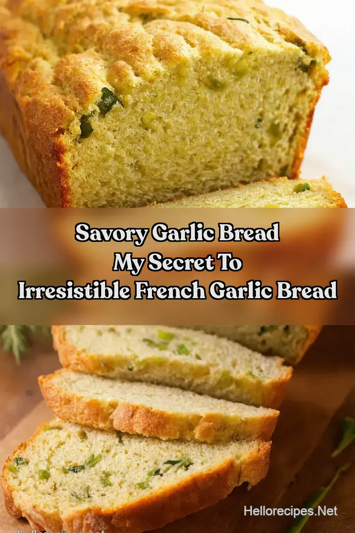 Savory Garlic Bread My Secret to Irresistible French Garlic Bread