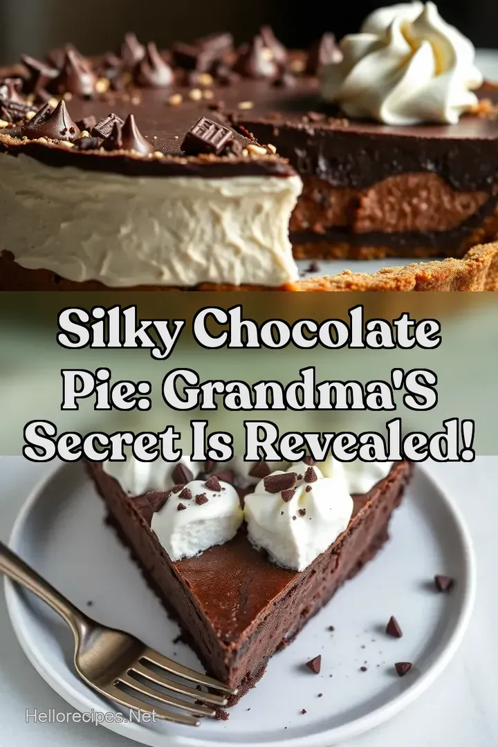 Silky Chocolate Pie: Grandma s Secret is Revealed!