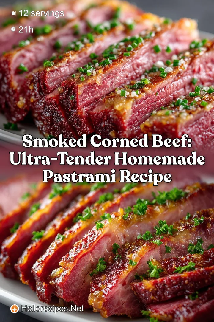 Smoked Corned Beef: Ultra-Tender Homemade Pastrami Recipe