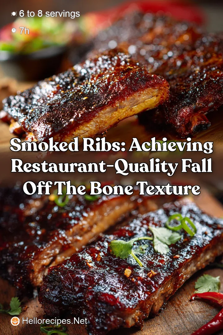 Smoked Ribs: Achieving Restaurant-Quality Fall Off The Bone Texture