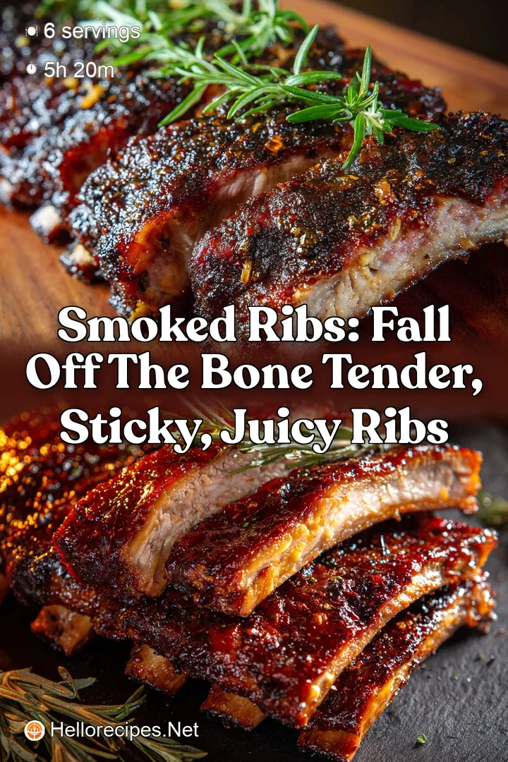Smoked Ribs: Fall Off The Bone Tender Sticky Juicy Ribs