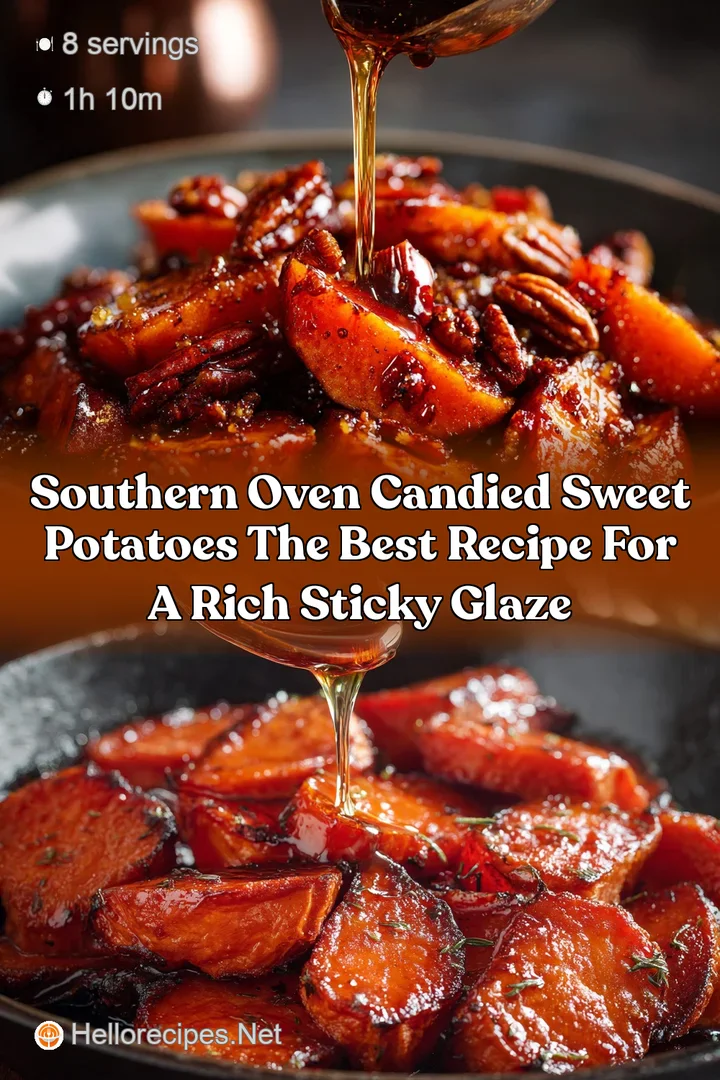 Southern Oven Candied Sweet Potatoes The Best Recipe for a Rich Sticky Glaze