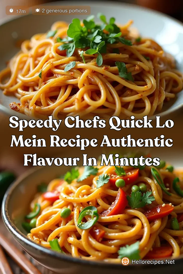 Speedy Chefs Quick Lo Mein Recipe Authentic Flavour in Minutes