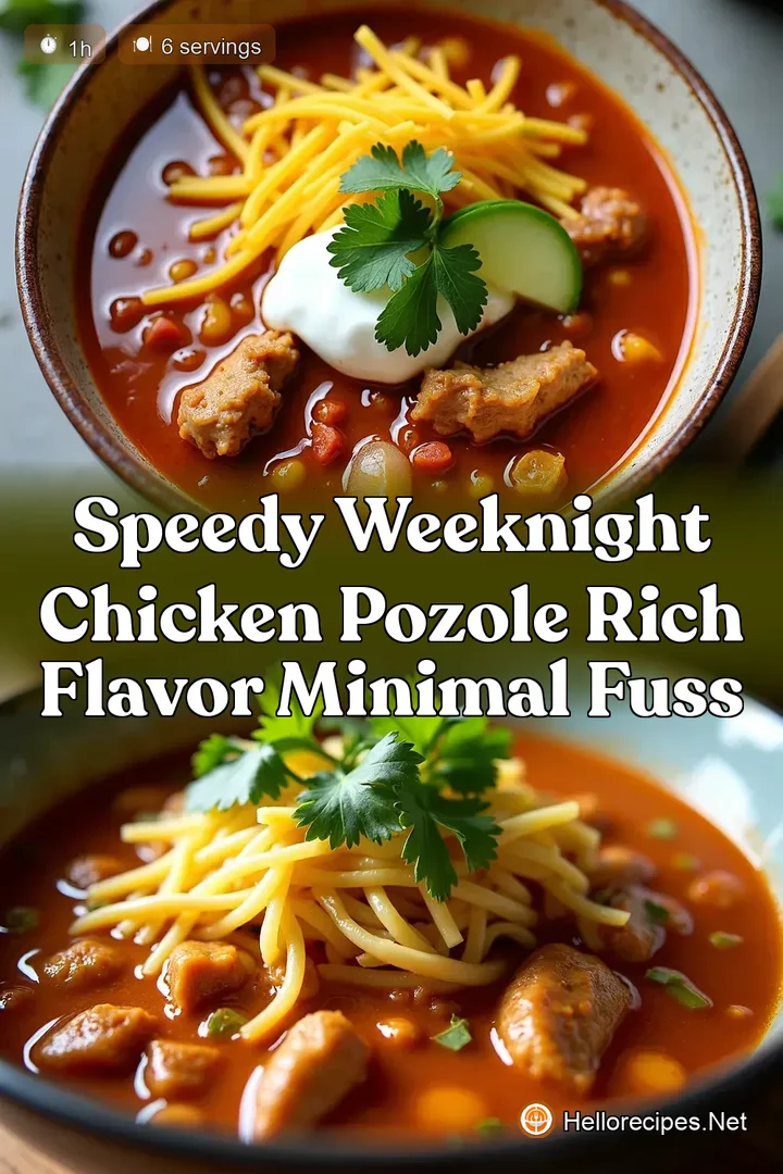 Speedy Weeknight Chicken Pozole Rich Flavor Minimal Fuss