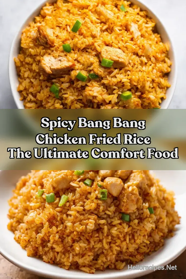 Spicy Bang Bang Chicken Fried Rice The Ultimate Comfort Food