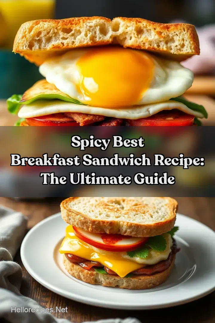 Spicy Best Breakfast Sandwich Recipe: The Ultimate Guide