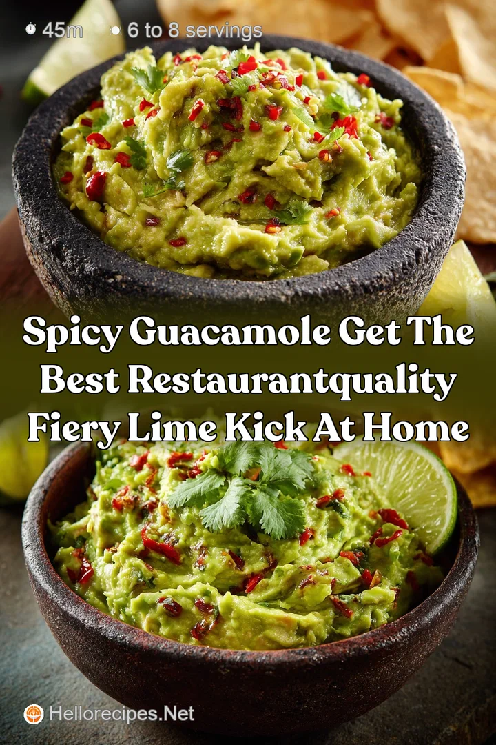 Spicy Guacamole Get the Best RestaurantQuality Fiery Lime Kick at Home