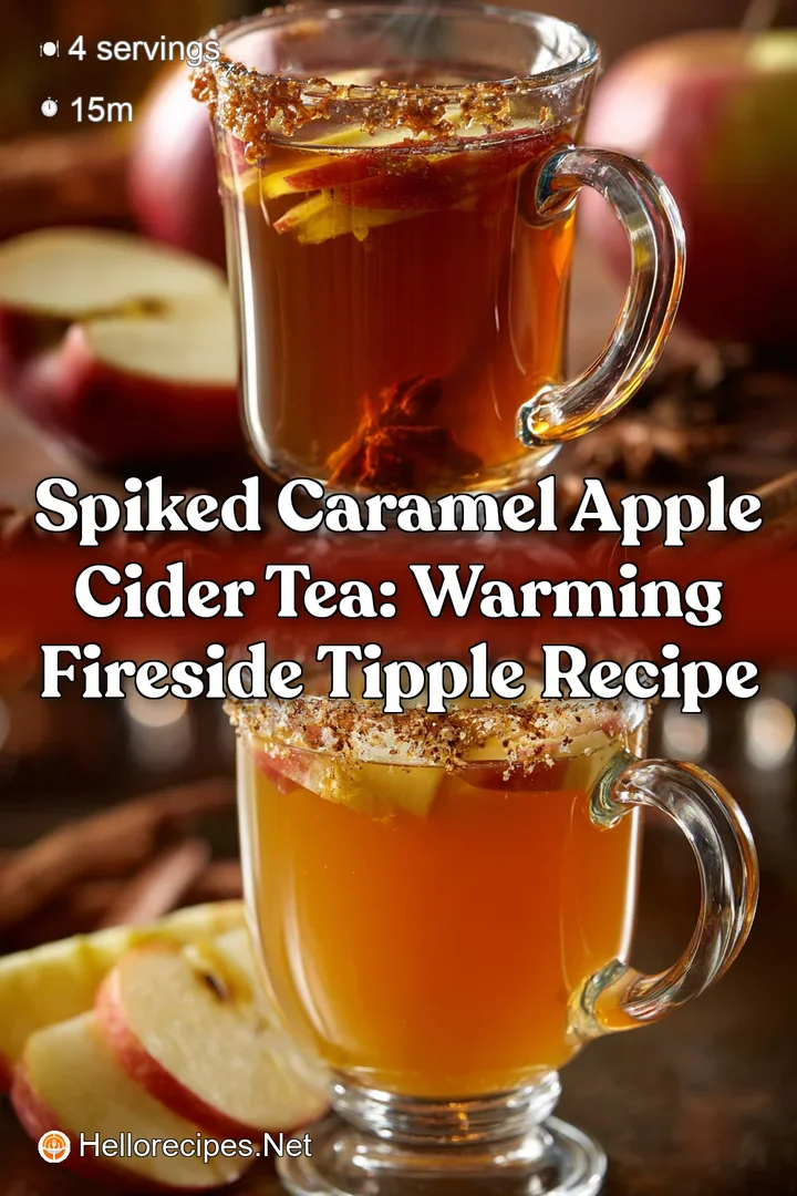 Spiked Caramel Apple Cider Tea: Warming Fireside Tipple Recipe