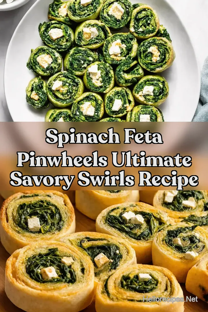Spinach Feta Pinwheels Ultimate Savory Swirls Recipe